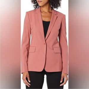 Theory Etiennette B Blazer in Pink Russet